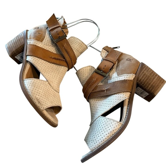 Roan By Bed Stu Natalie Leather Heeled Sandal Size 7.5